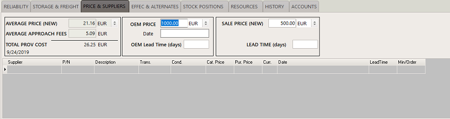 price and supp